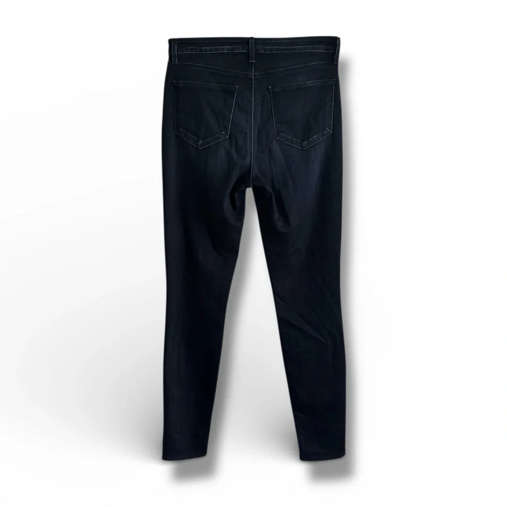 L’AGENCE MARGUERITE SKINNY HIGH RISE MARINO BLUE DENIM JEANS SZ 29 - Picture 10 of 10